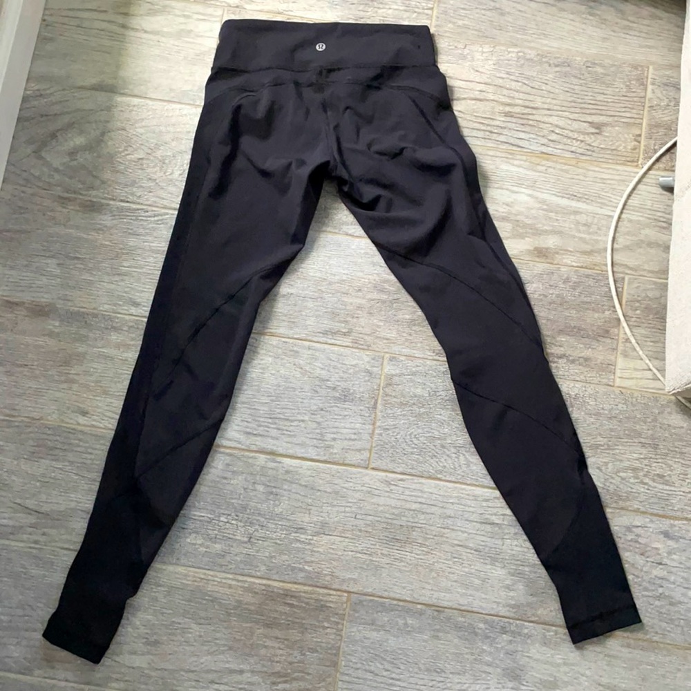 Black Lululemon Mid-Rise Full Length Tight Leggings SZ4